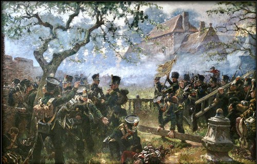Nassau troops hougoumont - troops, at
