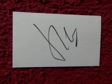 LUIS FIGO  -   FOOTBALLER   - AUTOGRAPHED CARD 