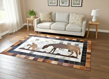 100% Real Cowhide Hair on