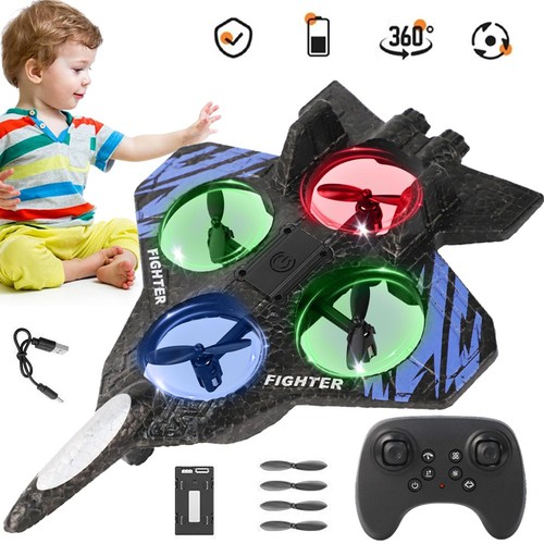 Foam plane jet fighter 4g - plane, 2.4g