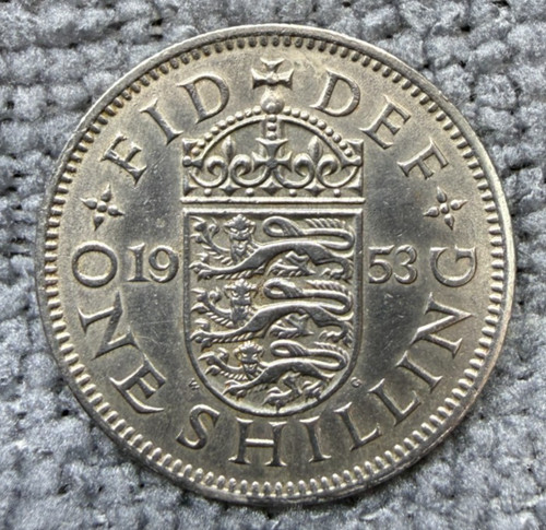 1953 one shillings - -,