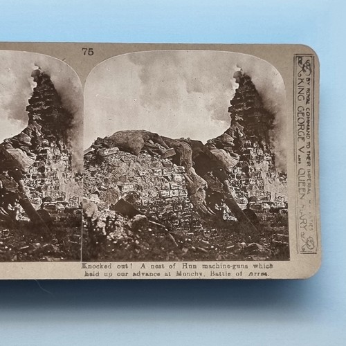 Ww1 military stereoview c1916 - ww1,