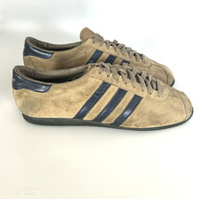 Adidas rekord trainers Sneakers Beige brown Suede 2003 80s Casuals Mens Uk 8