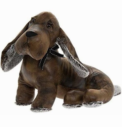 Faux leather daschund dog - faux,