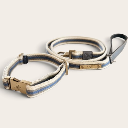 Gucci dog collar - gucci, leash