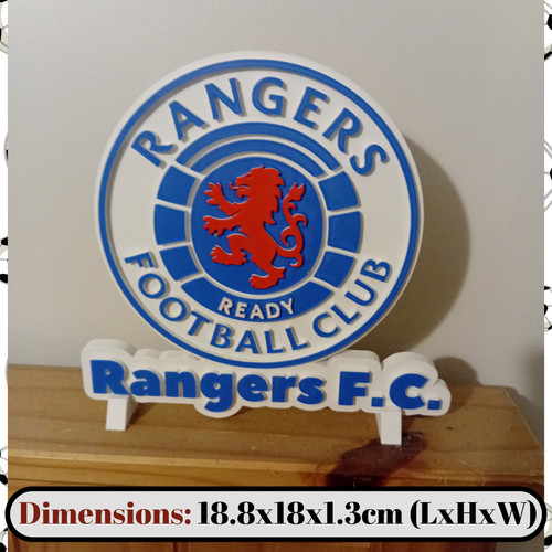 Printed rangers football - 3d,