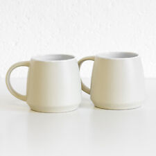 Set of 2 Large Stone Cream