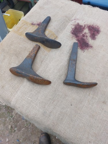 Three antique single - single, cobblers