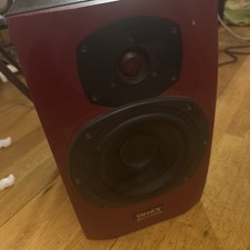Single Passive Tannoy Reveal Monitor speaker Red