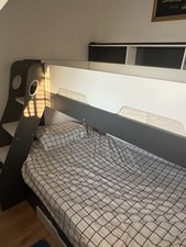 Bunk Bed With Double And Single Mattress