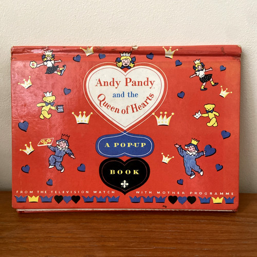Vintage pop book andy - pop-up,