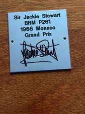 Sir jackie stewart signed - stewart,