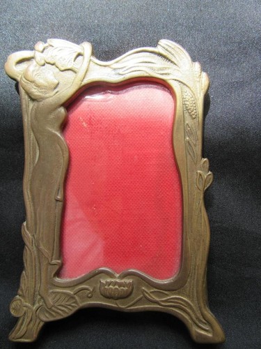 Vintage brass art nouveau - art,