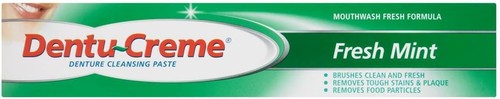 Dentu creme denture cleansing - denture,
