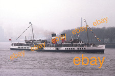 35mm Colour Slide of P.S.WAVERLEY-Paddle Steamer-Underway Thames -1978