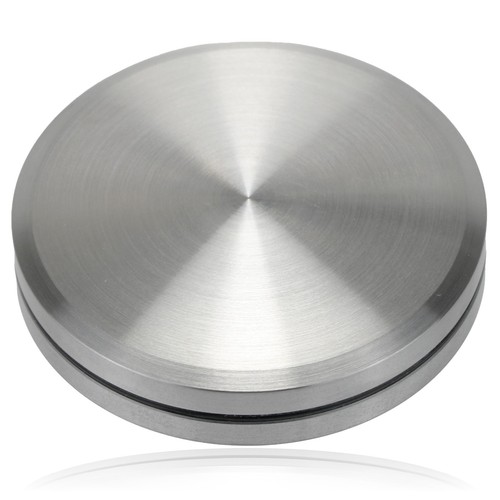 Silver point twist knob - silver,
