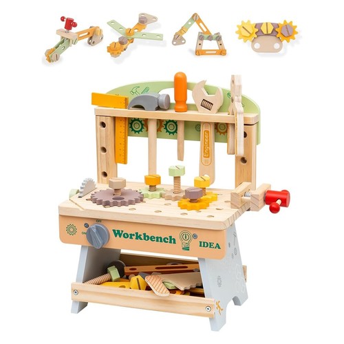 Kids tool bench wooden - tool,