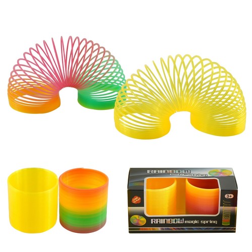 5cm rainbow spring coil - spring, fun