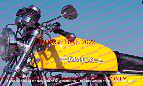 Maico 250 yellow steel - maico, md