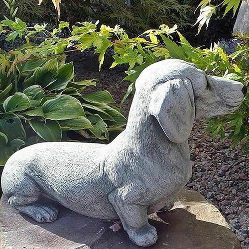 Garden dog statue ornament - dog,