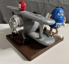 Rare M&M's M&M MMS World AIRPLANE PLANE Chocolate Candy Dispenser