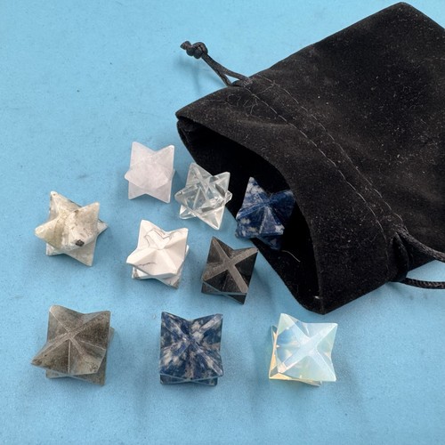 Set merkaba star crystals - set,