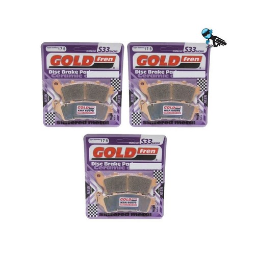 Full set goldfren s33 brake - full,