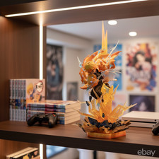 Demon Slayer Zenitsu Agatsuma Figure Statue Anime Collectible Lightning Effect