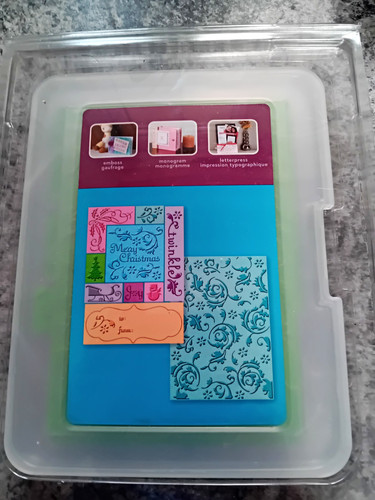 Christmas plastic embossing - christmas,
