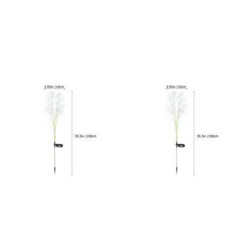 2pcs solar reed lights - 2pcs,