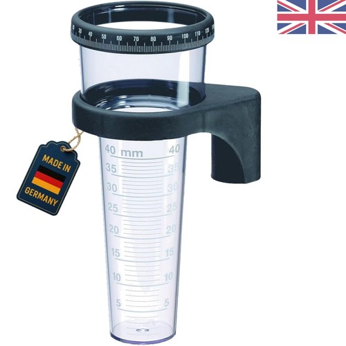 Weatherproof rain gauge - gauge, with