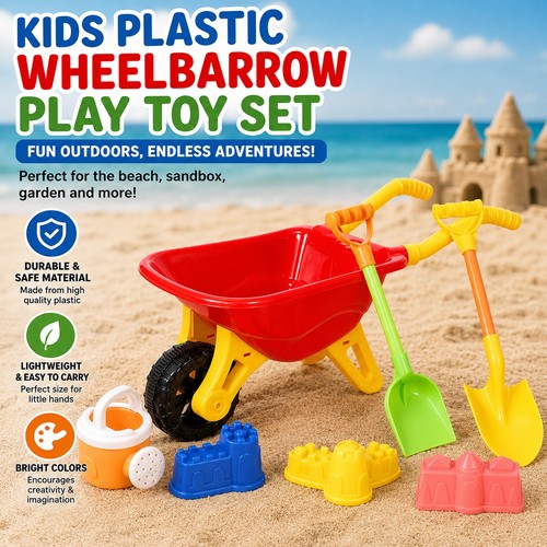 Kids plastic wheelbarrow - kids,