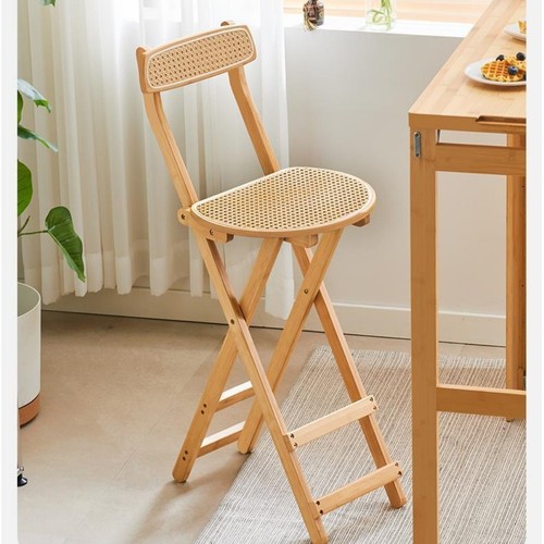 Bamboo bar stools kitchen - bar,