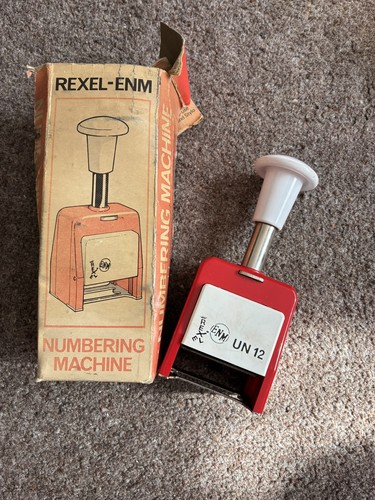 Rexel enm numbering machine - numbering, in