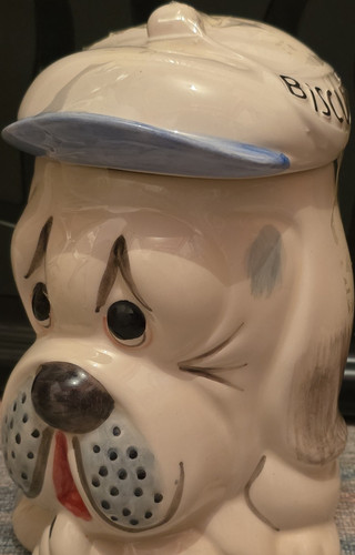 Ceramic dog shaped - ceramic,