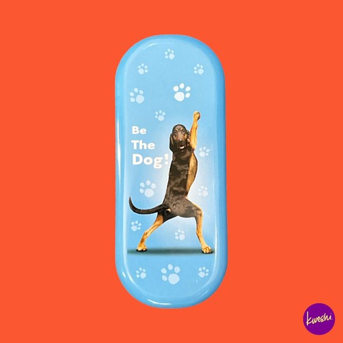 Yoga dogs glasses - dogs, "be