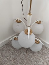 Vintage Sputnik 6 Sphere Ceiling Light BybVan Richard Essig, 1970's