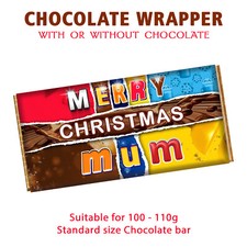 Merry Christmas Xmas Chocolate