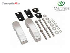 WINDSCREEN BRACKET SET STAINLESS STEEL GA1142SS FITS DEFENDER 83-16 X2