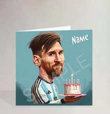 Personalised Messi Holding A