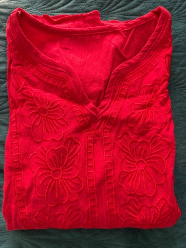Ladies red gypsy - boho, top