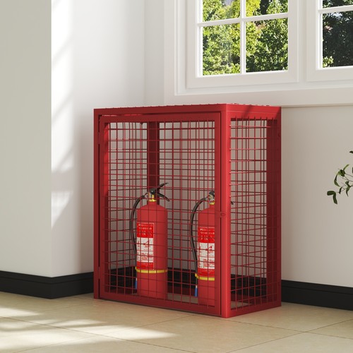 Red collapsible galvanised - red,