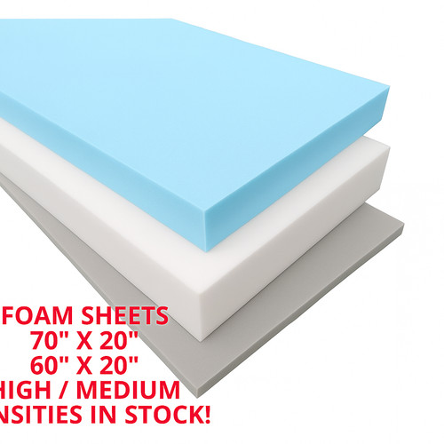 Foam cut sheets for upholstery - cut,