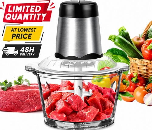 Electric chopper food - 2l,