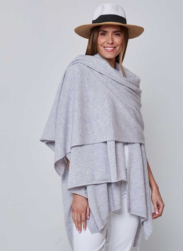 Cashmere light grey scarf - cashmere,