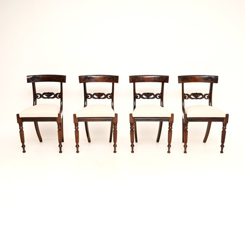 Set four antique regency - set, of