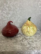 PICKLED ONION JAR - TONI RAYMOND & BEETROOT JAR - UNMARKED - VINTAGE