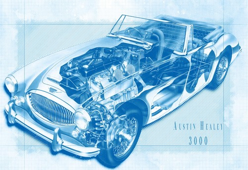 Austin healey 3000 - healey, classic