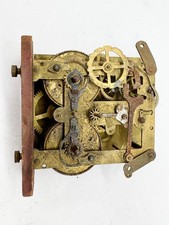 VINTAGE CLOCK MECHANISM BRASS GEARS MOVEMENT PARTS RESTORATION PROJECT #3