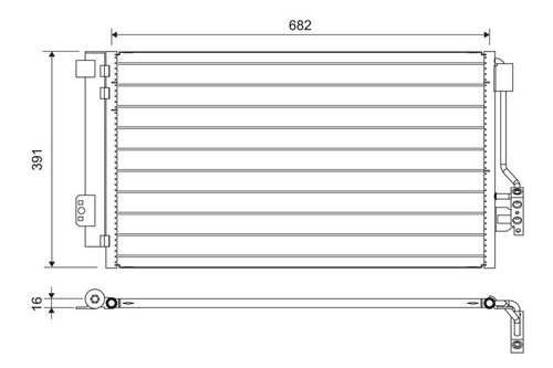 Condenser air conditioning - air,